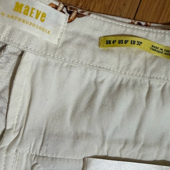 Anthropologie Maeve Chain Print Palazzo Pants Size 0 - Picture 10 of 16